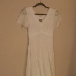 White lace dress